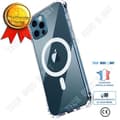 Miniatyrbild 1 av 4: TD® Lämplig för iPhone12 Apple mobiltelefonfodral genomskinligt trådlöst magnetiserat mobiltelefonfodral