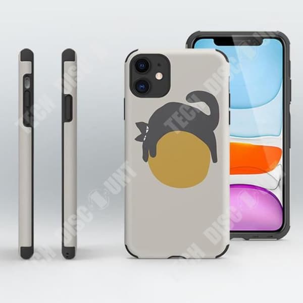 TD® handmålad kattungekonst för Apple iPhone12 mobilfodral Charmigt silikonfodral