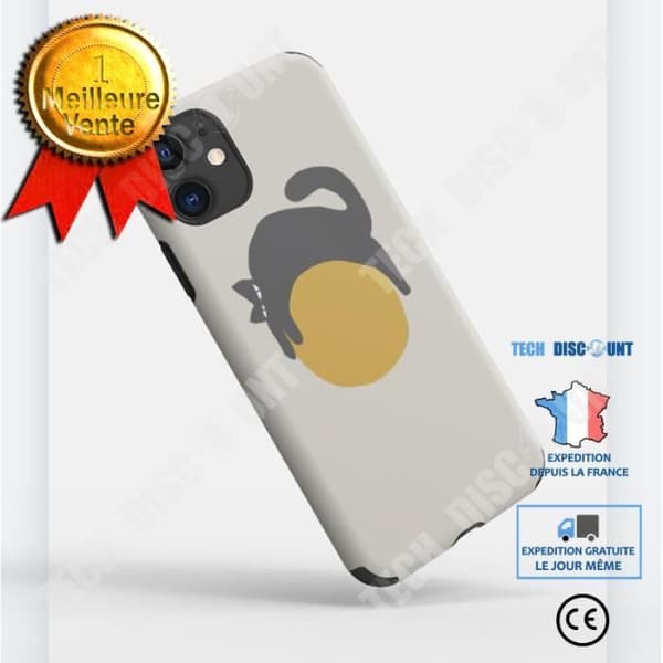 TD® handmålad kattungekonst för Apple iPhone12 mobilfodral Charmigt silikonfodral