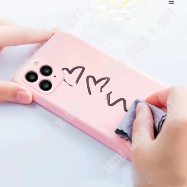 TD® Slim Hole Flytande Silikon Mobiltelefonfodral iPhone12 All-inclusive Skyddsskal