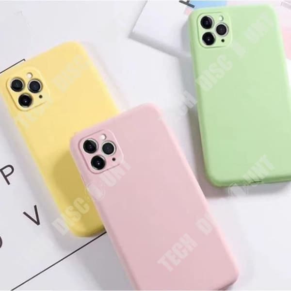 TD® Slim Hole Flytande Silikon Mobiltelefonfodral iPhone12 All-inclusive Skyddsskal