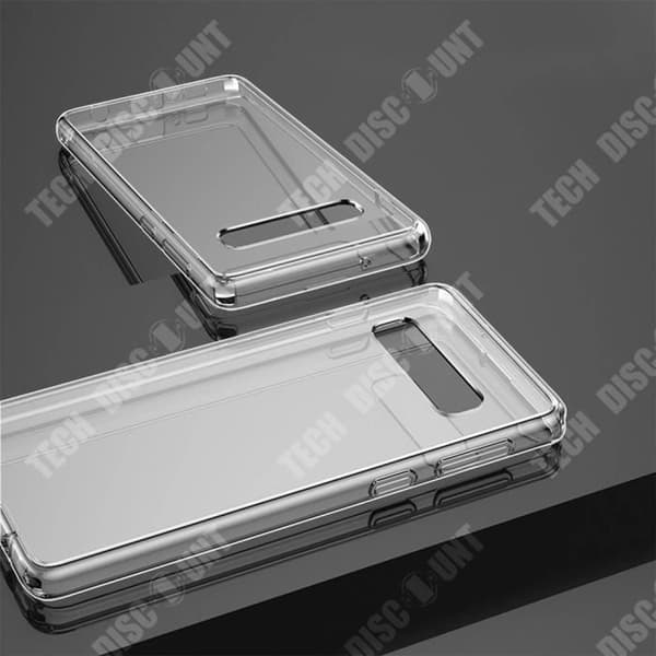 TD® Mobiltelefonfodral för Samsung Galaxy S10+ Transparent TPU+PC Anti-Drop och Anti-Collision Shell för mobiltelefon