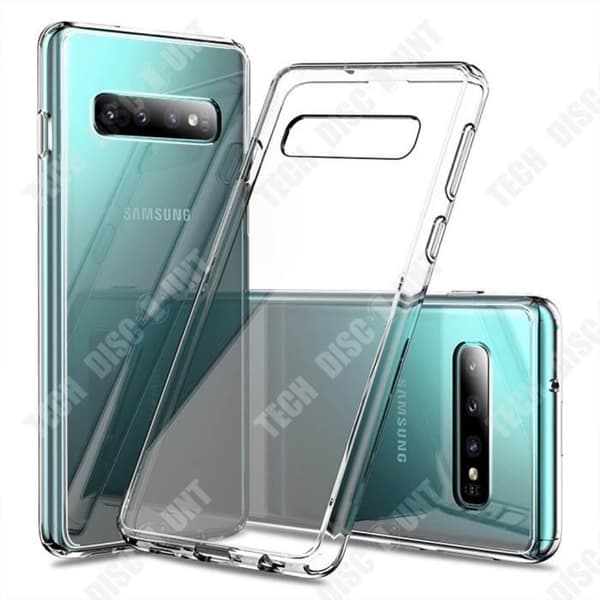 TD® Mobiltelefonfodral för Samsung Galaxy S10+ Transparent TPU+PC Anti-Drop och Anti-Collision Shell för mobiltelefon