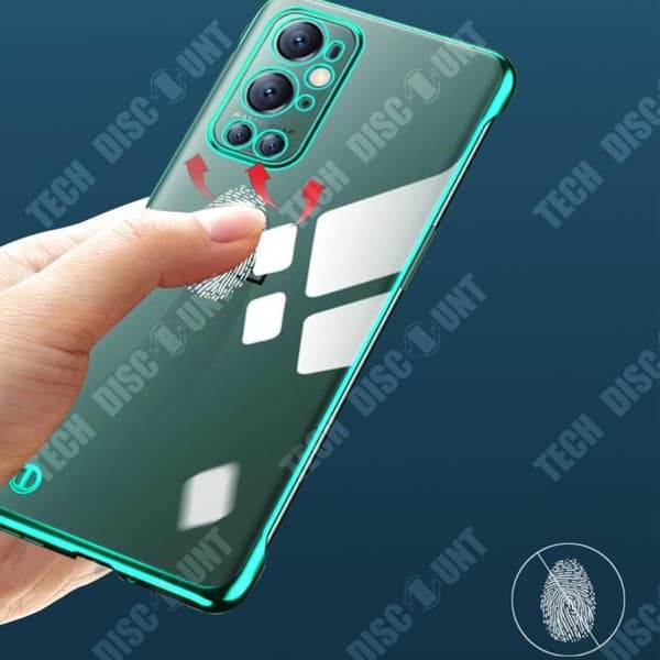 TD® Lämplig för oneplus 9pro mobiltelefonfodral genomskinlig galvanisering kantlöst anti-dropp halvpack hårt fodral