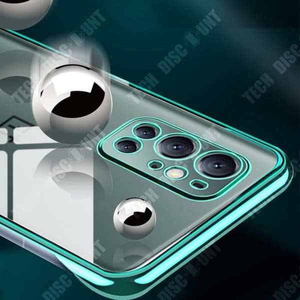 TD® Lämplig för oneplus 9pro mobiltelefonfodral genomskinlig galvanisering kantlöst anti-dropp halvpack hårt fodral
