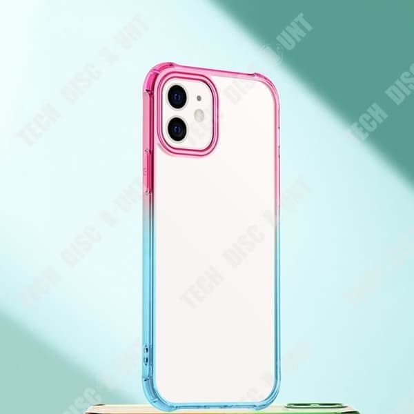 TD® Gradient telefonfodral Passar till iPhone 12 Högnivåskydd Frostad gradient Komplett skydd för linsen