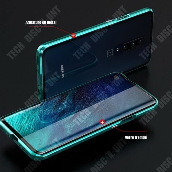 TD® Lämplig för Oneplus 8 mobiltelefonfodral dubbelsidigt magnetiskt glasfodral All-inclusive skyddsfodral