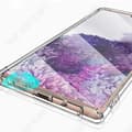Miniatyrbild 3 av 4: TD® Transparent mobiltelefonfodral Lämplig för S20 linsskydd Stöt- och fallbeständig TPU flexi