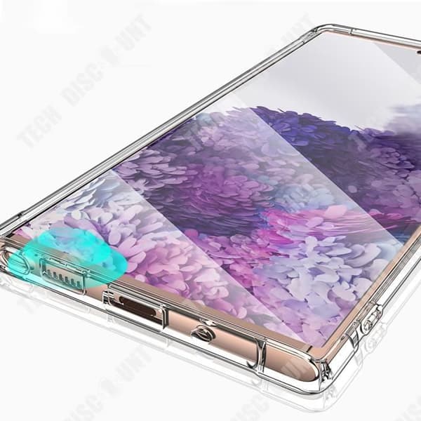 TD® Transparent mobiltelefonfodral Lämplig för S20 linsskydd Stöt- och fallbeständig TPU flexi