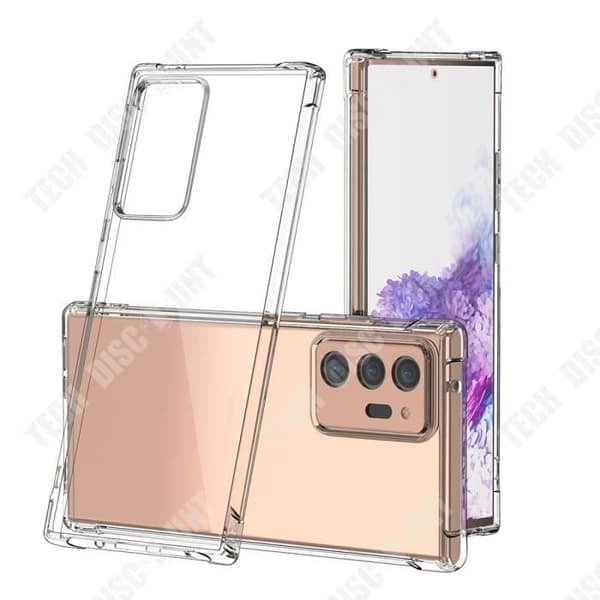 TD® Transparent mobiltelefonfodral Lämplig för S20 linsskydd Stöt- och fallbeständig TPU flexi