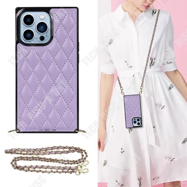 TD® Body Chain Fodral För iphone 12 PRO Trådlös laddning Högnivålinsskydd Antivibration