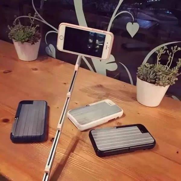 TD® telefonfodral Passar till IPHONE 6 6S Infällbar Stark och hållbar
