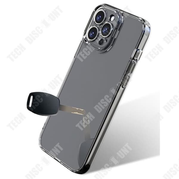 TD® Mobiltelefonfodral för iPhone13ProMax groove transparent akryl två-i-ett genomskinligt skyddsfodral