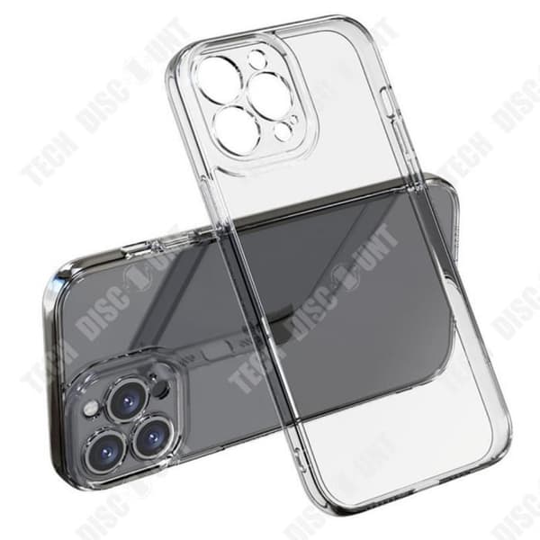 TD® Mobiltelefonfodral för iPhone13ProMax groove transparent akryl två-i-ett genomskinligt skyddsfodral