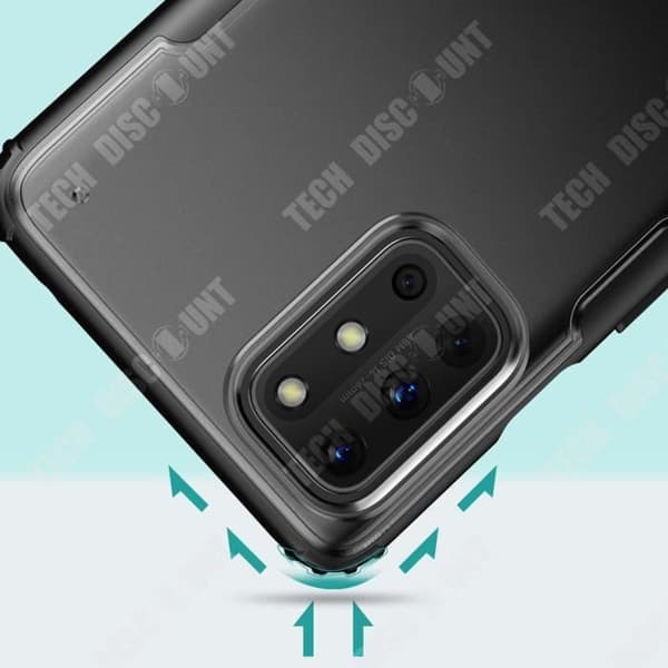 TD® OnePlus 8T telefonfodral frostat fyra hörn All-inclusive 360-graders genomskinligt nötningsskydd
