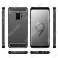 Miniatyrbild 3 av 4: TD® Samsung Galaxy S9+ Mobiltelefon Skyddsfodral Borstad kolfiber Samsung S9 Anti-Drop Mjukt fodral