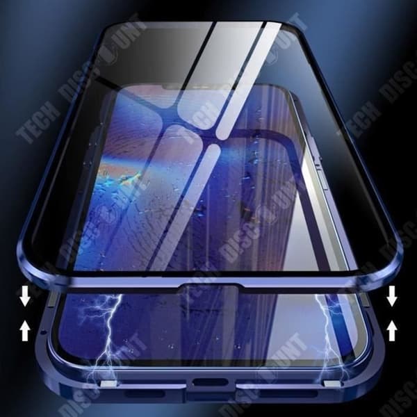 TD® Mobiltelefonfodral för iPhone13pro max dubbelsidigt härdat glas magnetiskt dammtätt skyddsfodral