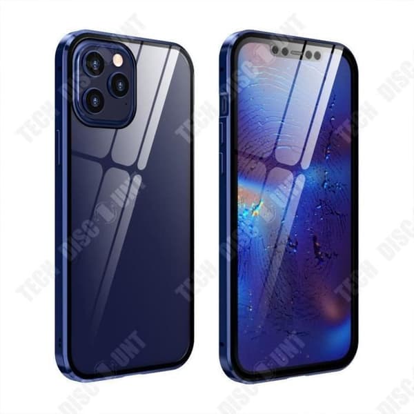 TD® Mobiltelefonfodral för iPhone13pro max dubbelsidigt härdat glas magnetiskt dammtätt skyddsfodral