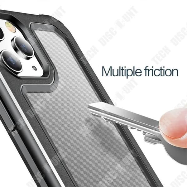 TD® Lämplig för iphone12 mini mobiltelefonfodral kolfiber fyrhörnigt fallskyddsskydd antikt