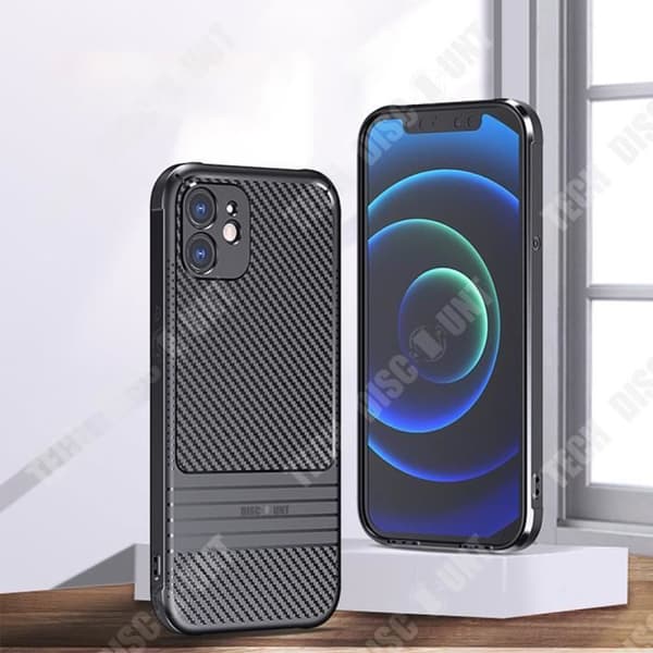 TD® Silikontelefonfodral för iPhone 12 Promax Icke-fingeravtryck Bekvämt känsla AI-fallskydd