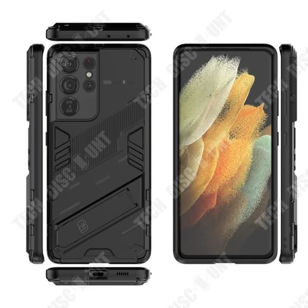 TD® mobiltelefonfodral passar S23 stötdämpande och fallbeständiga osynliga stöd förstärkta hörn
