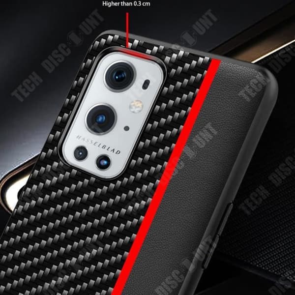 TD® Lämplig för OnePlus9Pro mobiltelefonfodral kolfiber skyddande skal anti-fall skyddande skal