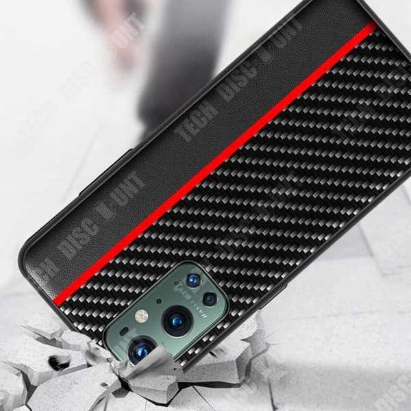 TD® Lämplig för OnePlus9Pro mobiltelefonfodral kolfiber skyddande skal anti-fall skyddande skal