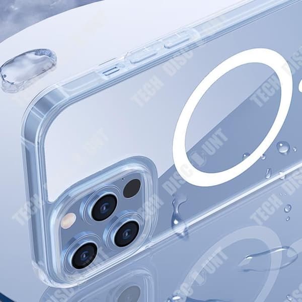 TD® Clear telefonfodral för iPhone 14 Pro Högt skyddande magnetisk design Fingeravtrycksresistent
