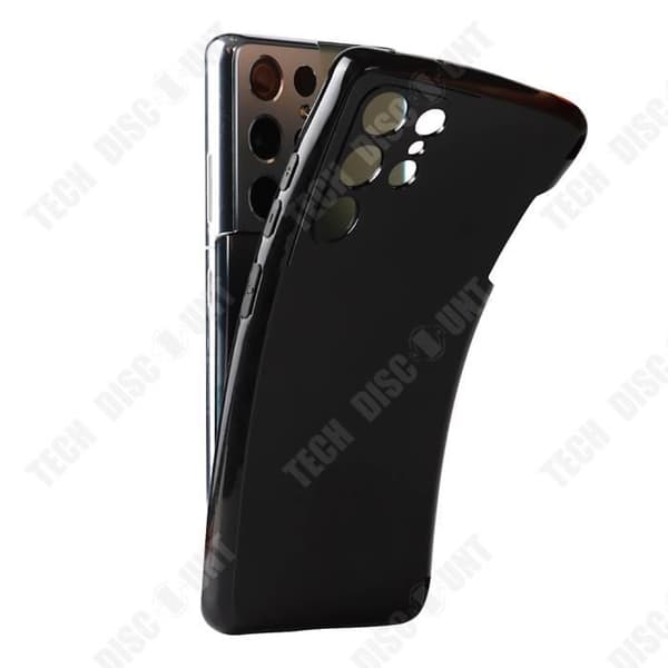 TD® Lämplig för Samsung Galaxy S21 Ultra transparent telefonfodral tunt hål telefonfodral anti-kolli telefonfodral