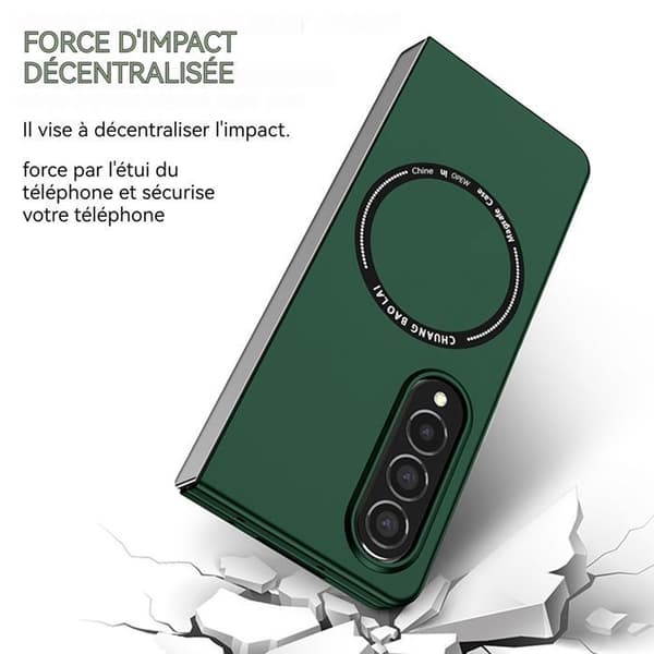 Telefonfodral - INN® - Z Fold 4 - TPU - Stötsäker - Magnetring