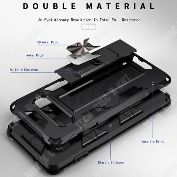 TD® för Samsung Galaxy S10 Mobiltelefonfodral Magnetisk silikon Bil Anti-fall remhållare