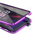 Miniatyrbild 2 av 4: CONFO Huawei Honor 9X-fodral, dubbelsidigt magnetiskt adsorptionsfodral Härdat glasfodral för Huawei Honor 9X Global - Blå