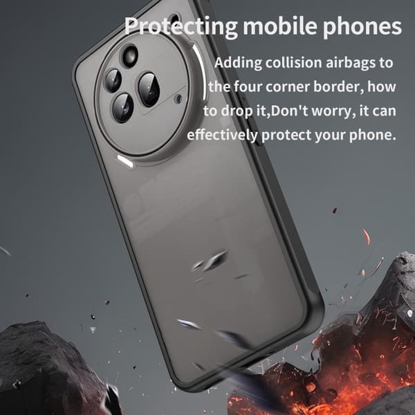 SKALO Nothing Phone (3a) Pro 5G Color Bumper Frosted Skal - Svart