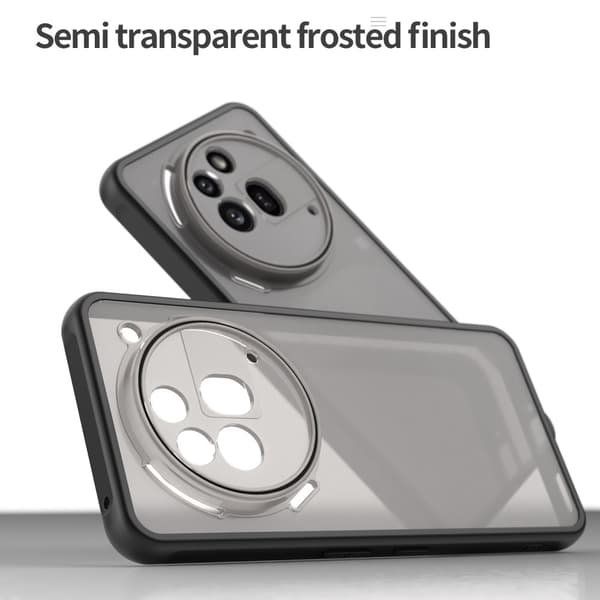 SKALO Nothing Phone (3a) Pro 5G Color Bumper Frosted Skal - Svart