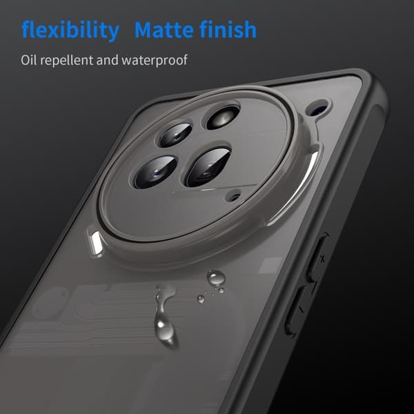 SKALO Nothing Phone (3a) Pro 5G Color Bumper Frosted Skal - Svart