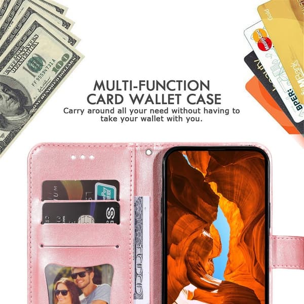 SKALO Motorola Moto G15 Power Mandala Flip Cover - Pink