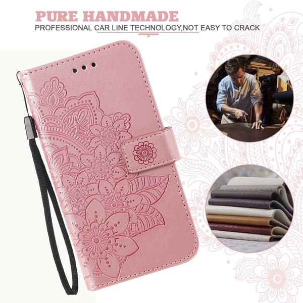SKALO Motorola Moto G15 Power Mandala Flip Cover - Pink