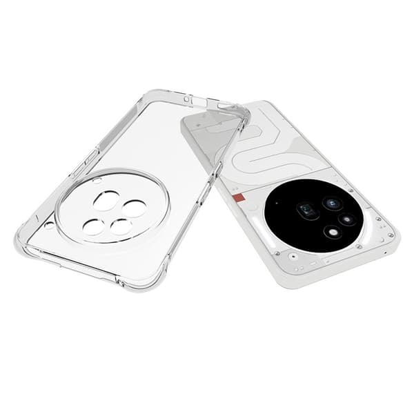 SKALO Nothing Phone (3a) Pro 5G Extra strong TPU Suojakuori - Läpinäkyvä
