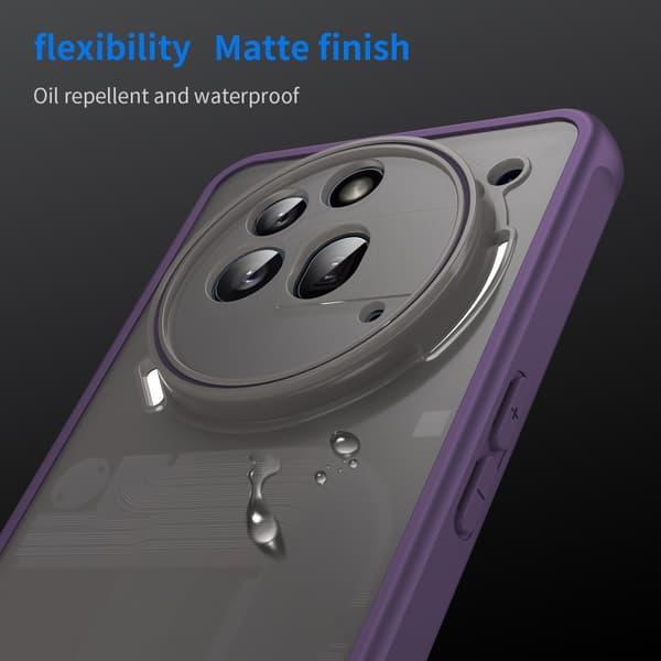 SKALO Nothing Phone (3a) Pro 5G Color Bumper Frosted Cover - Lilla