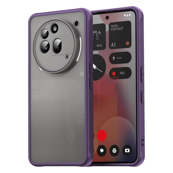 SKALO Nothing Phone (3a) Pro 5G Color Bumper Frosted Cover - Lilla