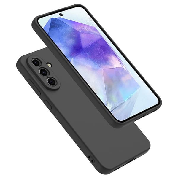 SKALO Samsung A26 5G Matsort Ultratyndt TPU Cover - Sort