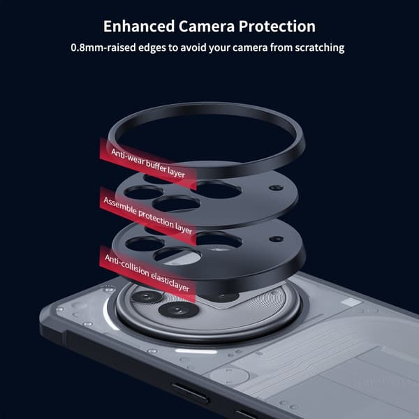 XUNDD Nothing Phone (3a) Pro 5G Beatle Series Cover - Sort