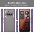 Miniatyrbild 3 av 9: SKALO Nothing Phone (3a) 5G Color Bumper Frosted Skal - Lila