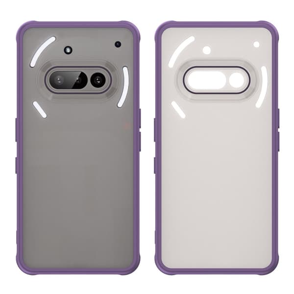 SKALO Nothing Phone (3a) 5G Color Bumper Frosted Skal - Lila