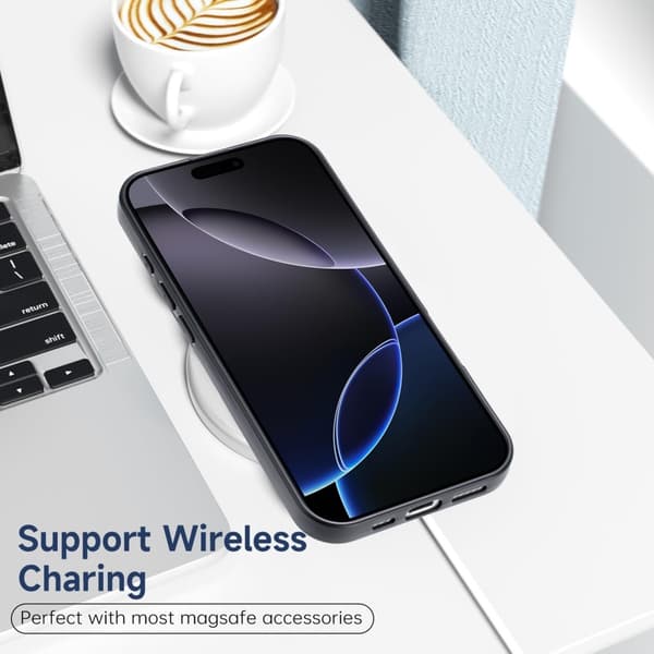SKALO Motorola Moto G15 Power Mattamusta Ultrathin TPU Suojakuori - Musta