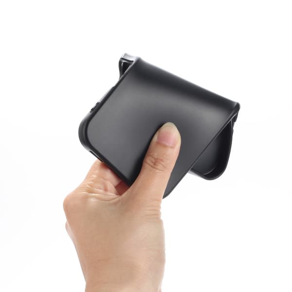 SKALO Motorola Moto G15 Power Mattamusta Ultrathin TPU Suojakuori - Musta