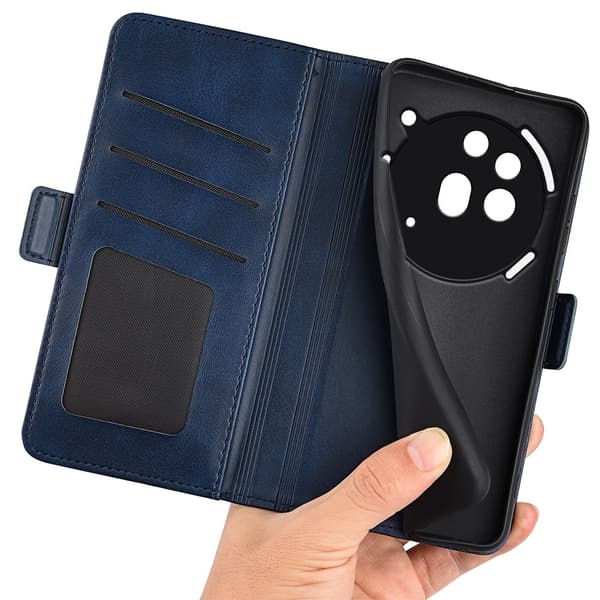 SKALO Nothing Phone (3a) Pro 5G Premium ID Flip Cover - Blå