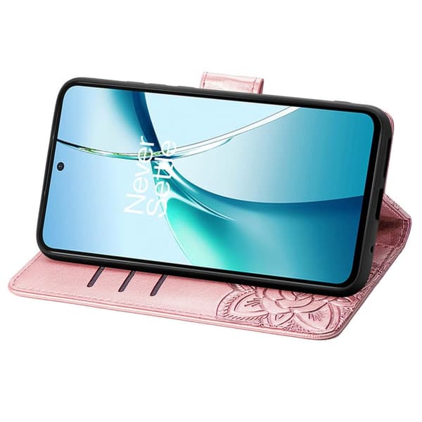 SKALO Nothing Phone (3a) 5G Mandala Butterfly Lompakkokotelo - Ruusukulta
