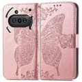 Pikkukuva 2 / 6: SKALO Nothing Phone (3a) 5G Mandala Butterfly Lompakkokotelo - Ruusukulta