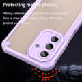 Pikkukuva 3 / 10: SKALO Samsung A26 5G Armor Hybrid Frosted Suojakuori - Violetti